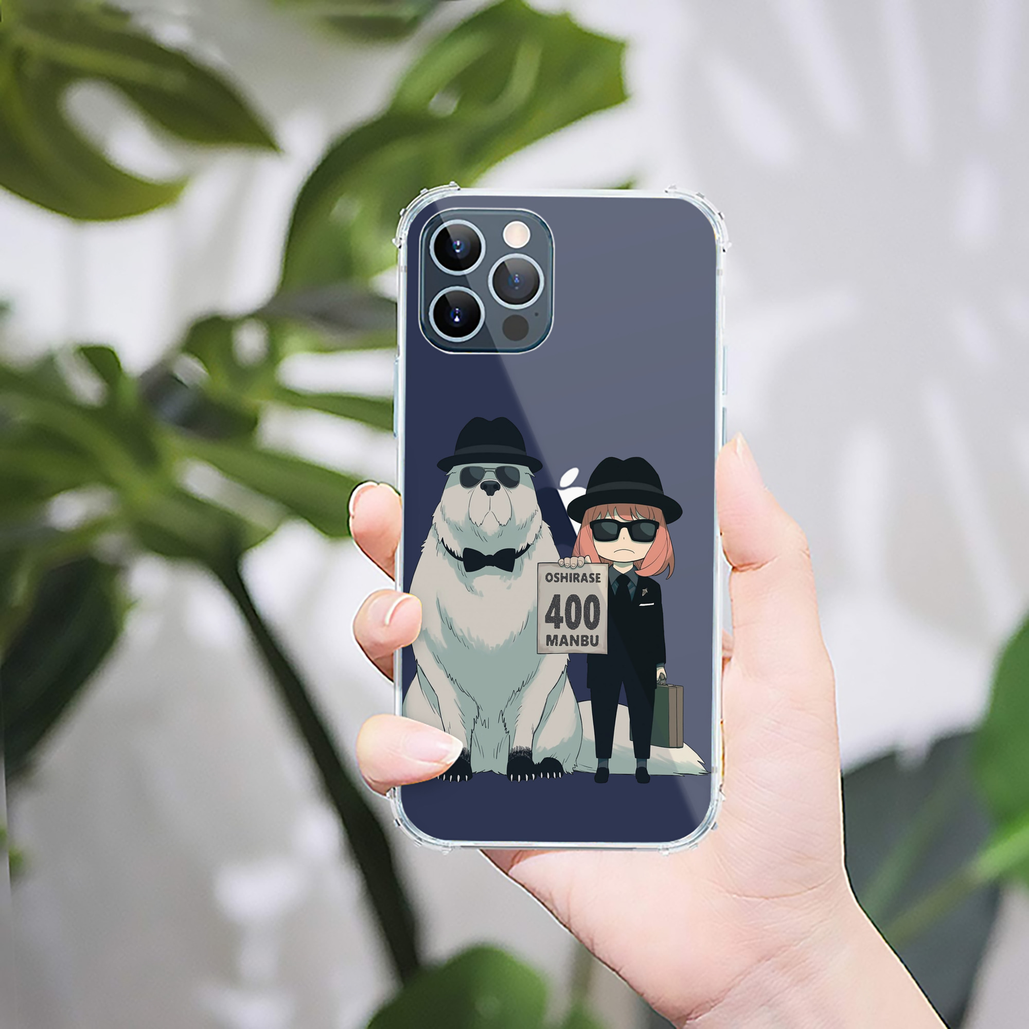 （画像用） SPY×FAMILY间谍家家酒 【iPhone 12シリーズ対応】透明スマホケース（クリアソフトケース）